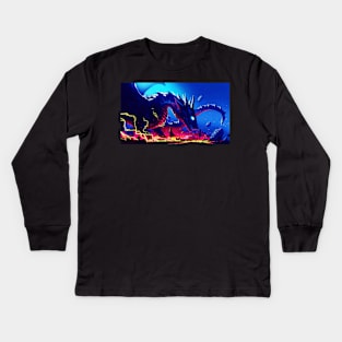 The Friendly Dragon Kids Long Sleeve T-Shirt